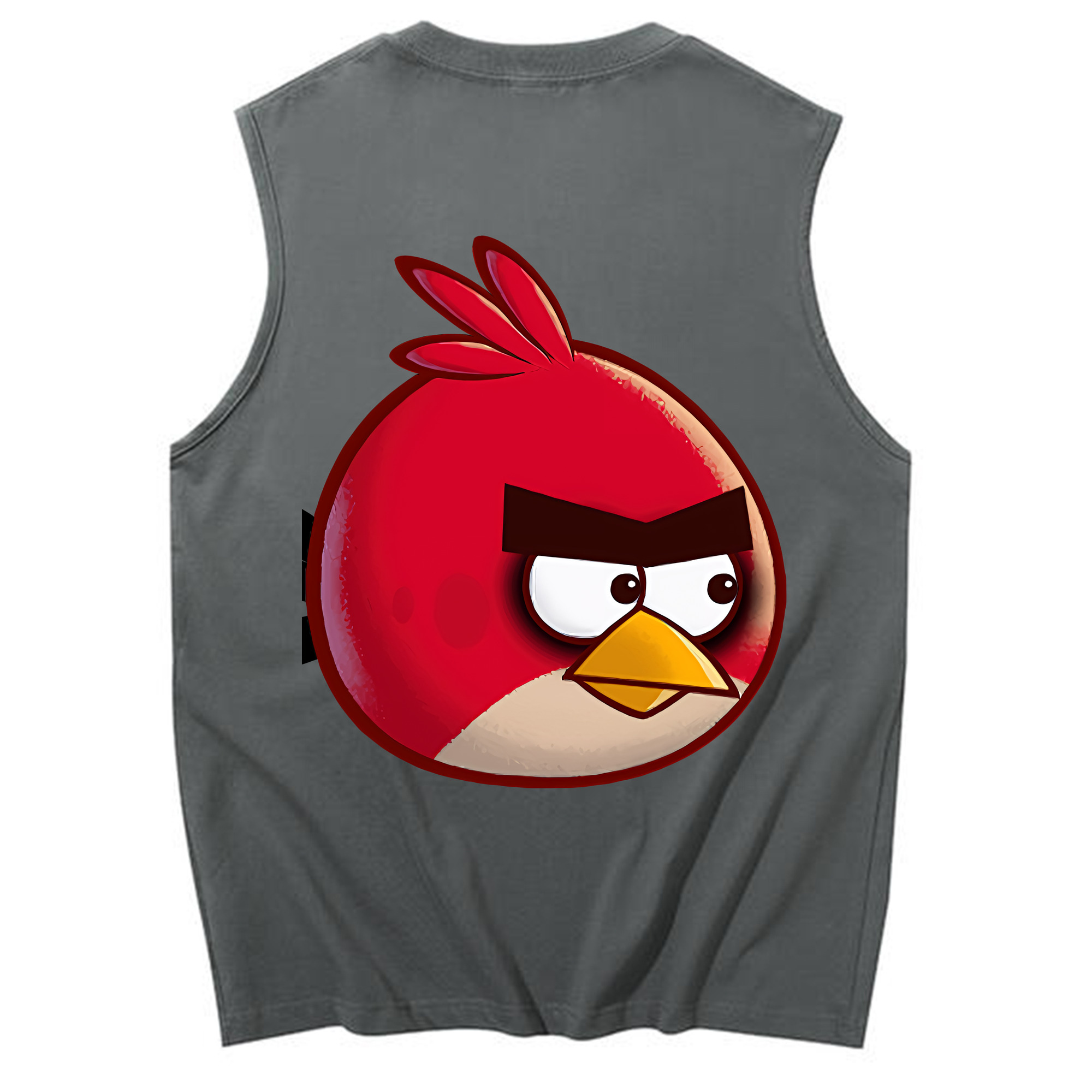 （画像用） Angry Birds アングリーバード コットン100％タンクトップ（背面プリント）